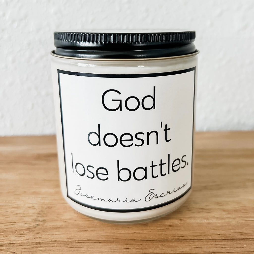 The Josemaria Escriva Candle |Frankincense + Myrrh