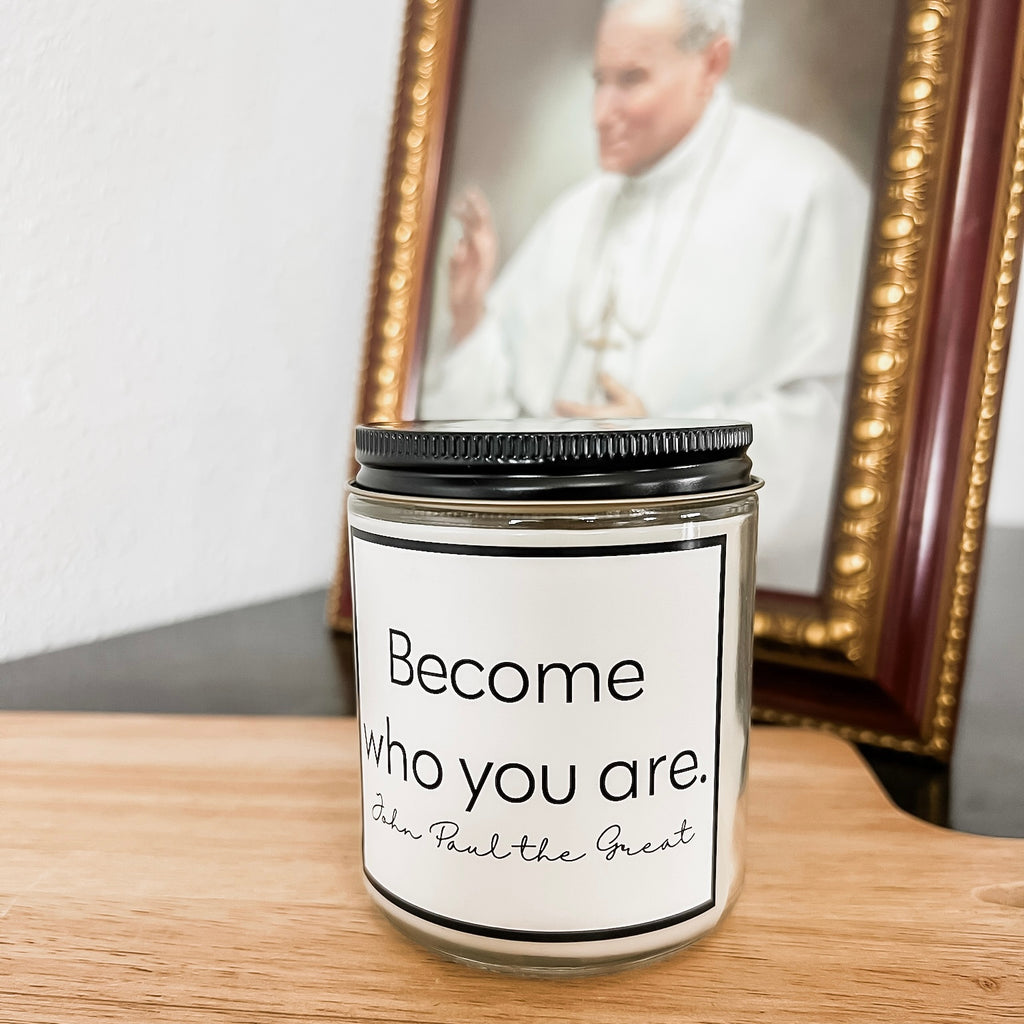 The John Paul II Candle | Cedar + Vanilla