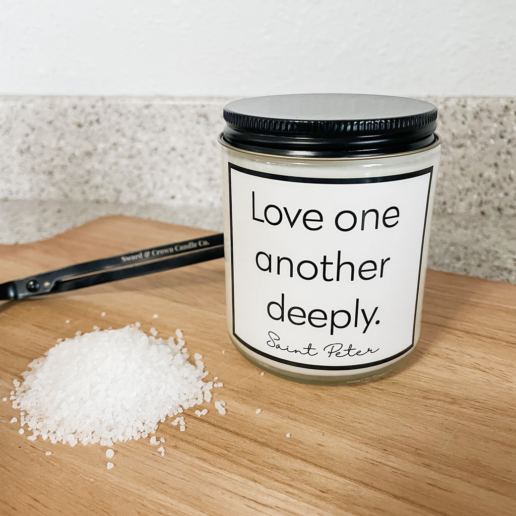 The Peter Candle | Sea Salt + Amber