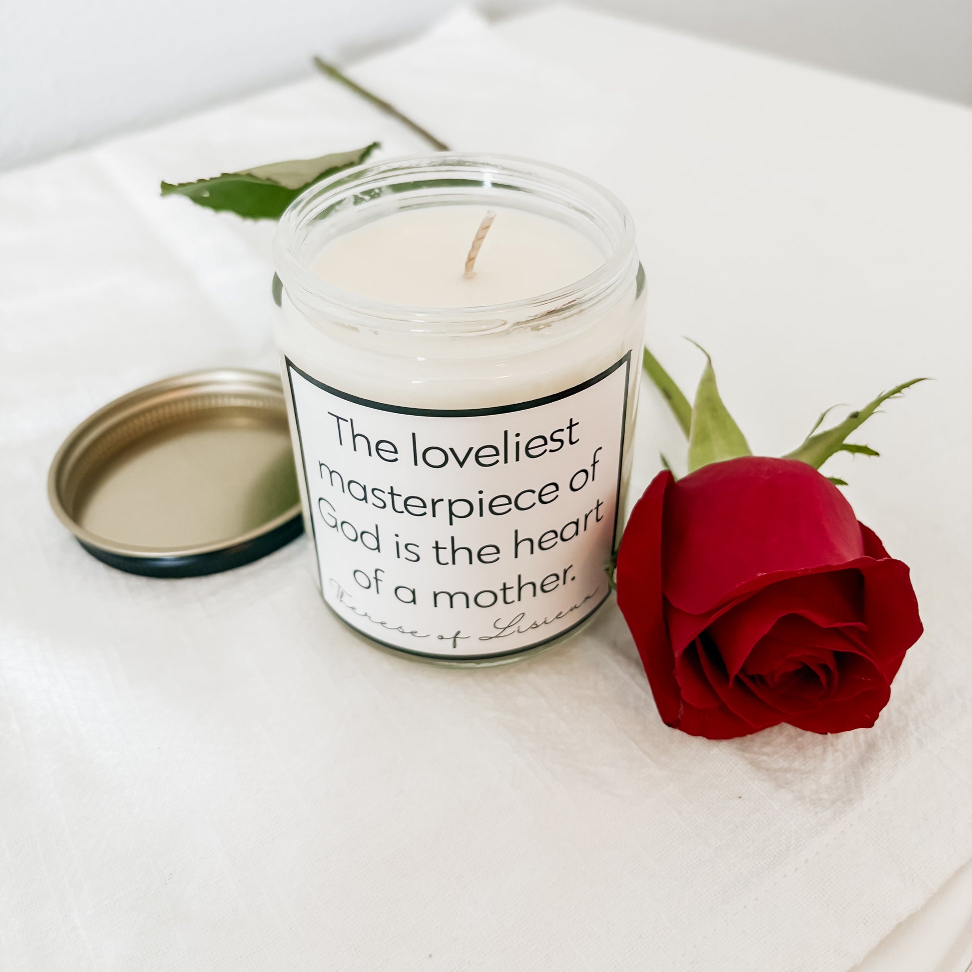 The THERESE | Rose + Green Leaves | Mother's Day