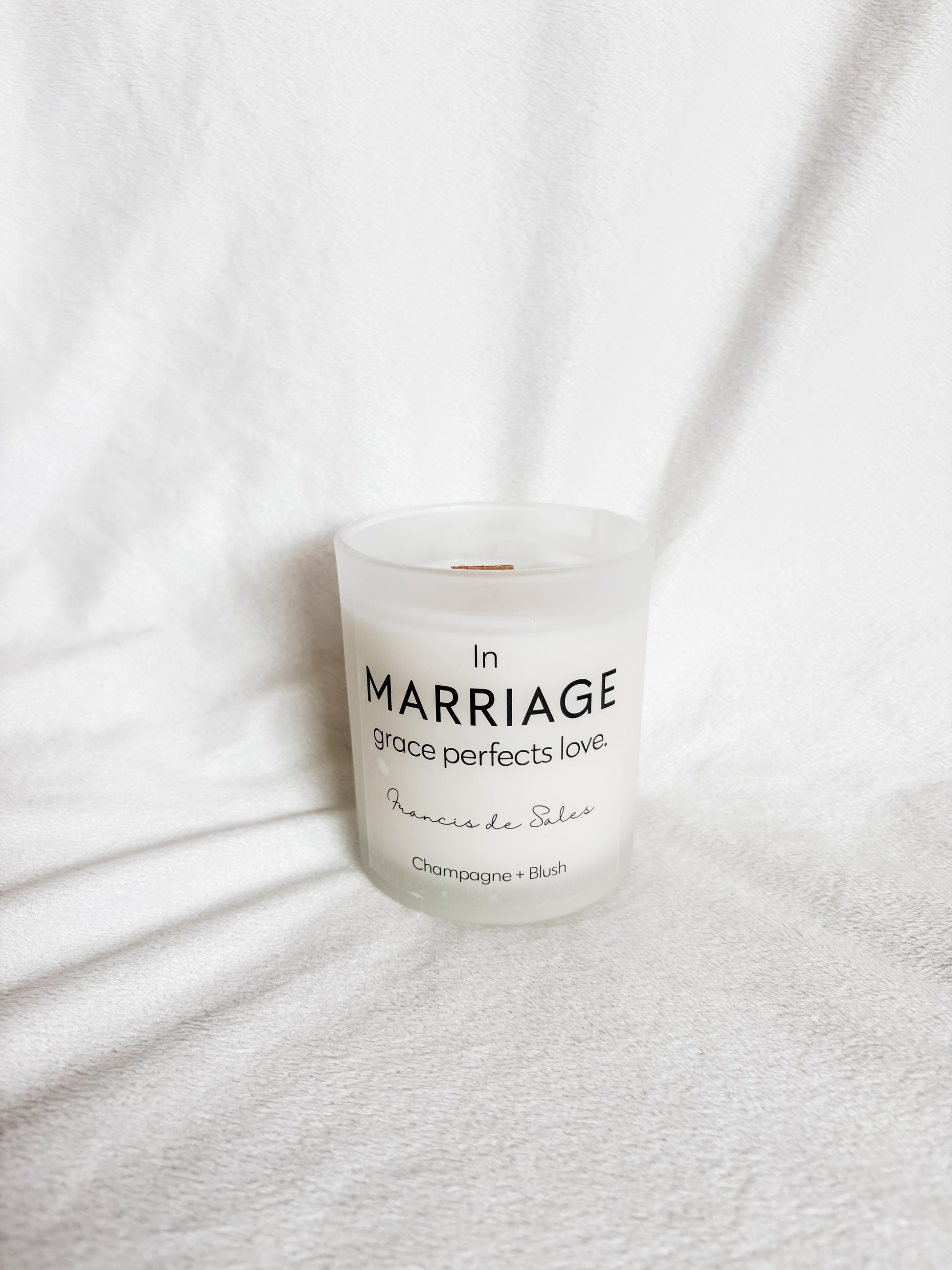 The Matrimony Candle | Champagne + Blush